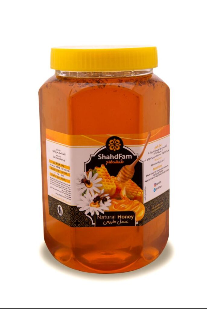 عسل طبیعی دو کیلویی